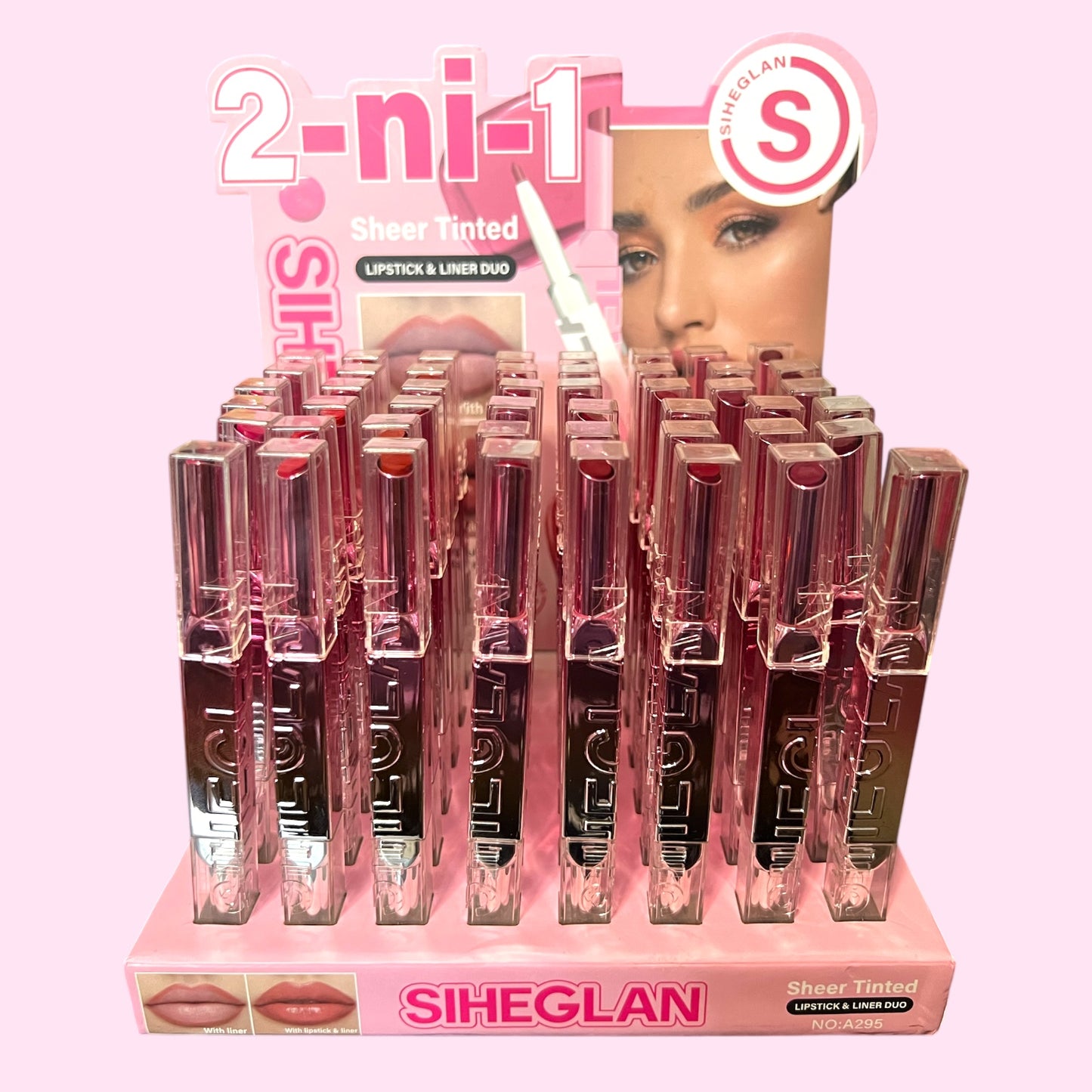 Lipstick Duo 2-en-1 Sheer Tinted – Labial + Delineador