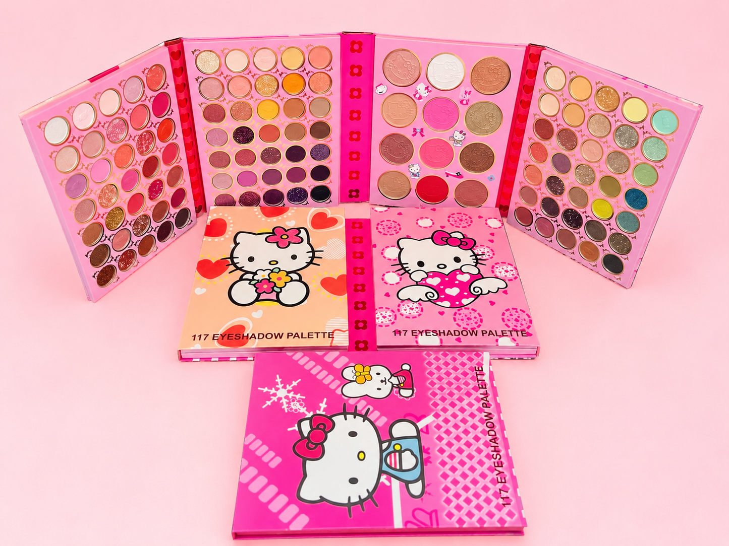 Paleta de sombras 117 tonos Hk