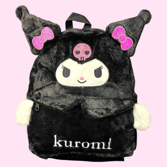Mochila Peludita Infantil Diseño Tierno