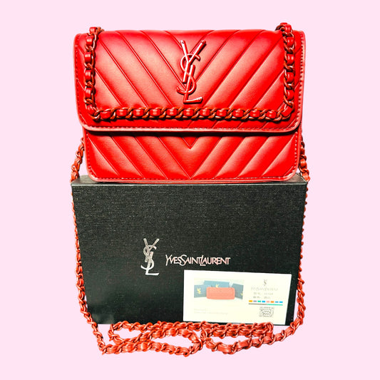 Cartera Crossbody Elegante Acolchado con Cadena