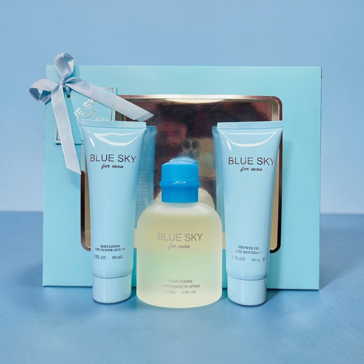 Set de Perfume 3pcs Blue Skay para hombre