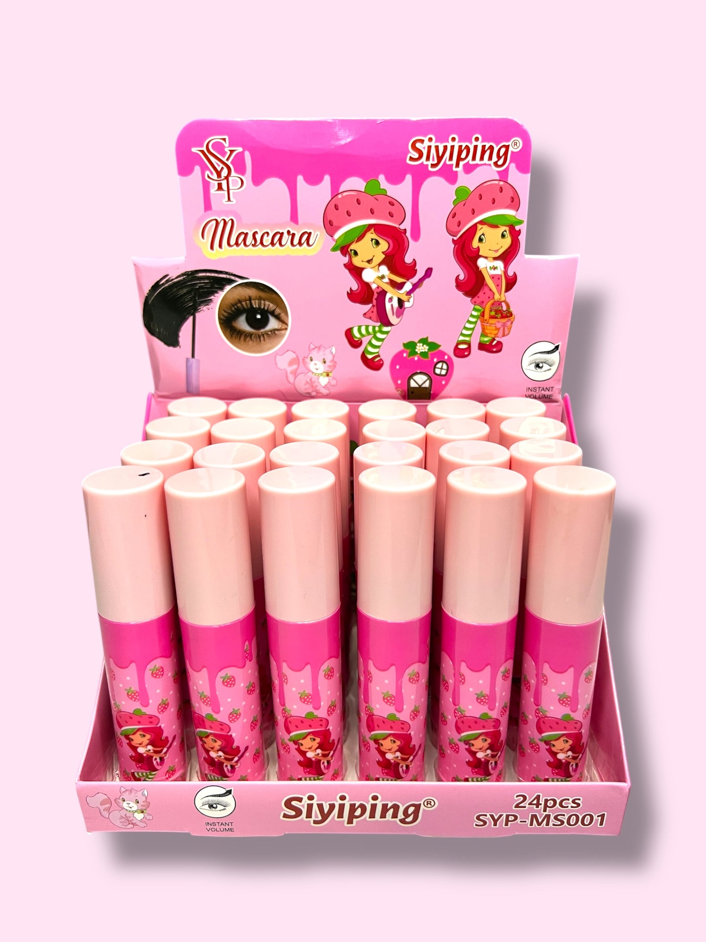 Mascara de pestañas fresa