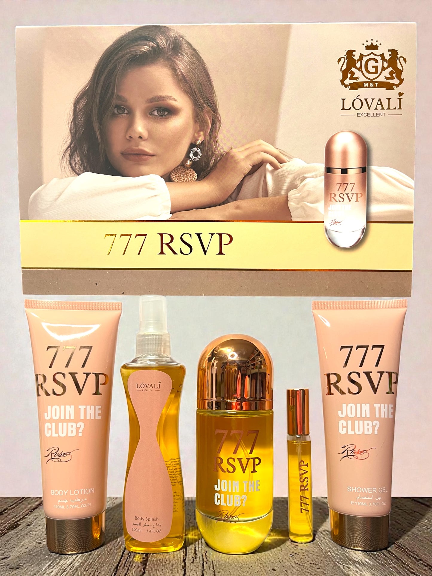 Set de perfume 777 RSVP