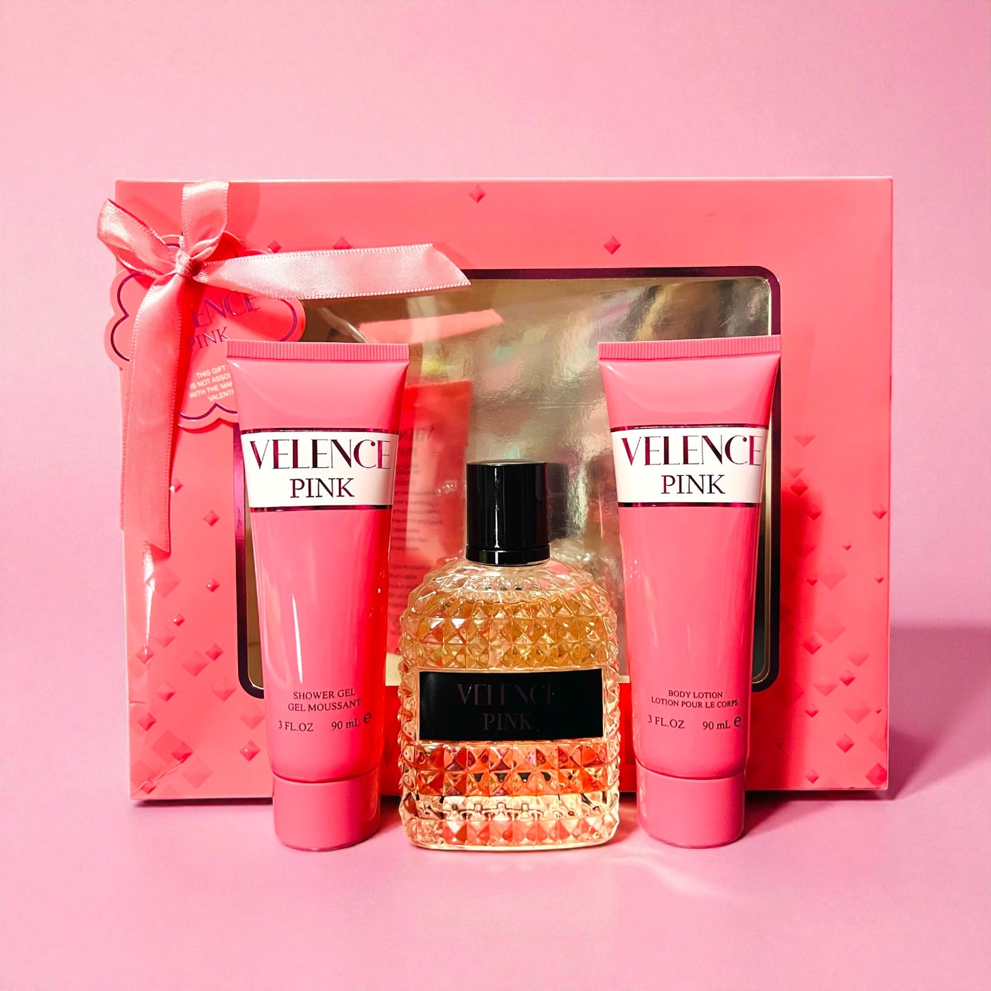 Set perfume 3pcs velence pink
