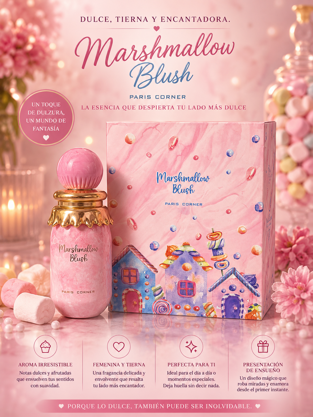 Perfume Femenino Marshmallow Blush Paris Corner