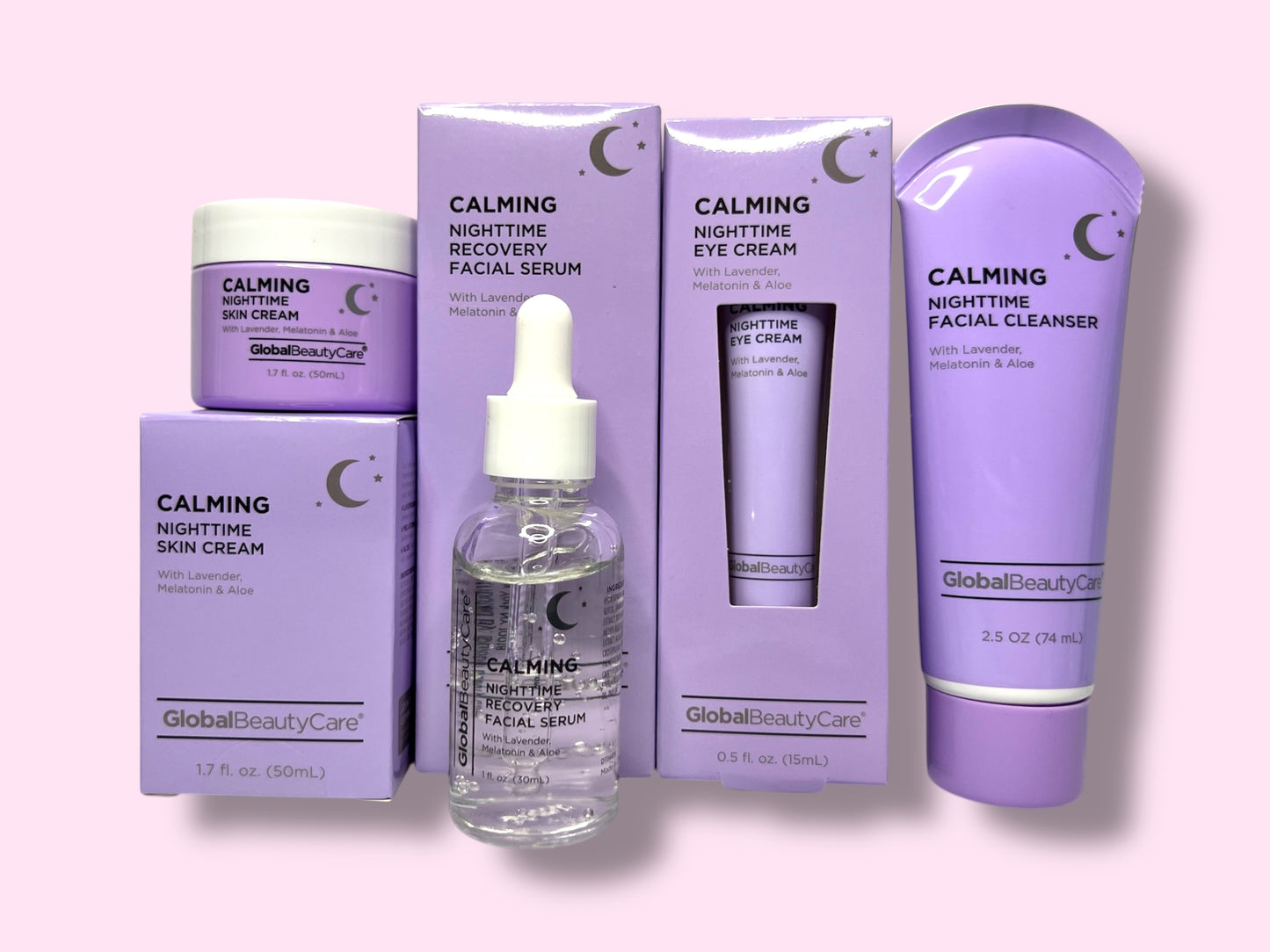 Set skincare lavanda, melatonina y aloe