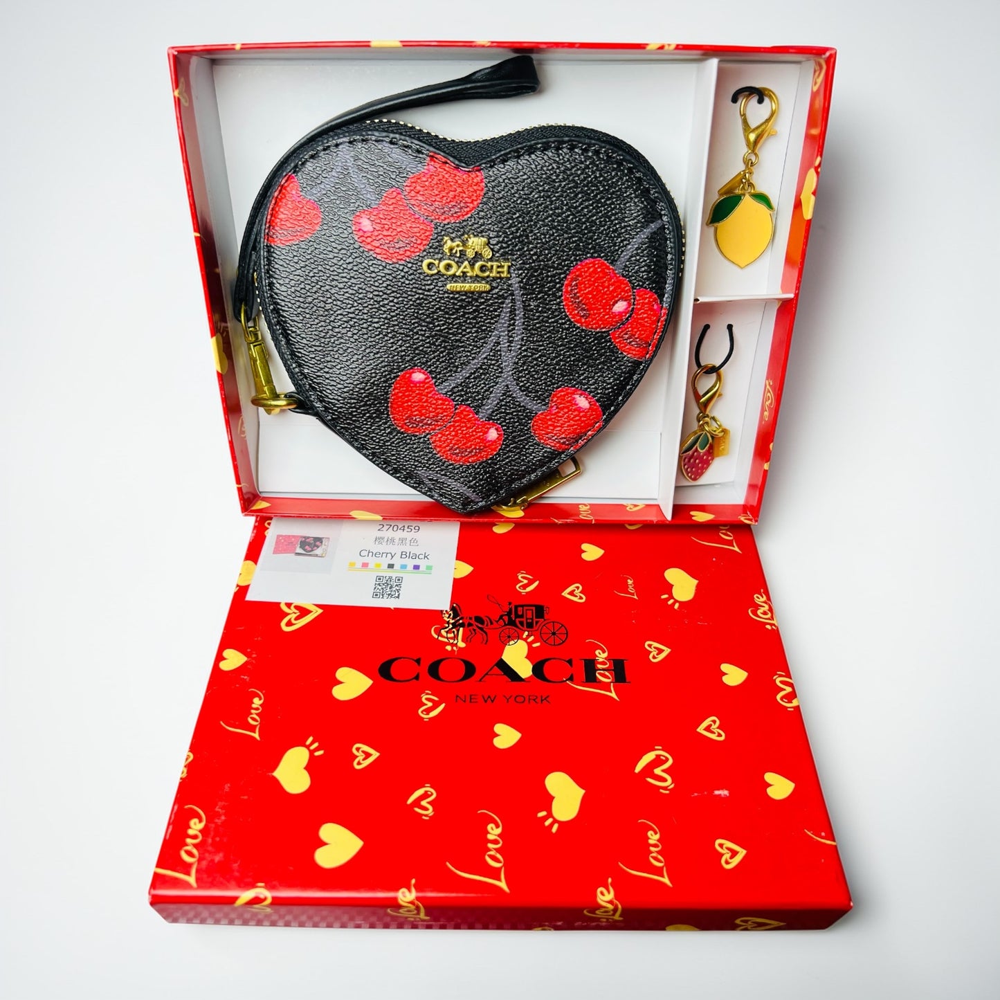 Monedero Corazón con Estuche de Regalo