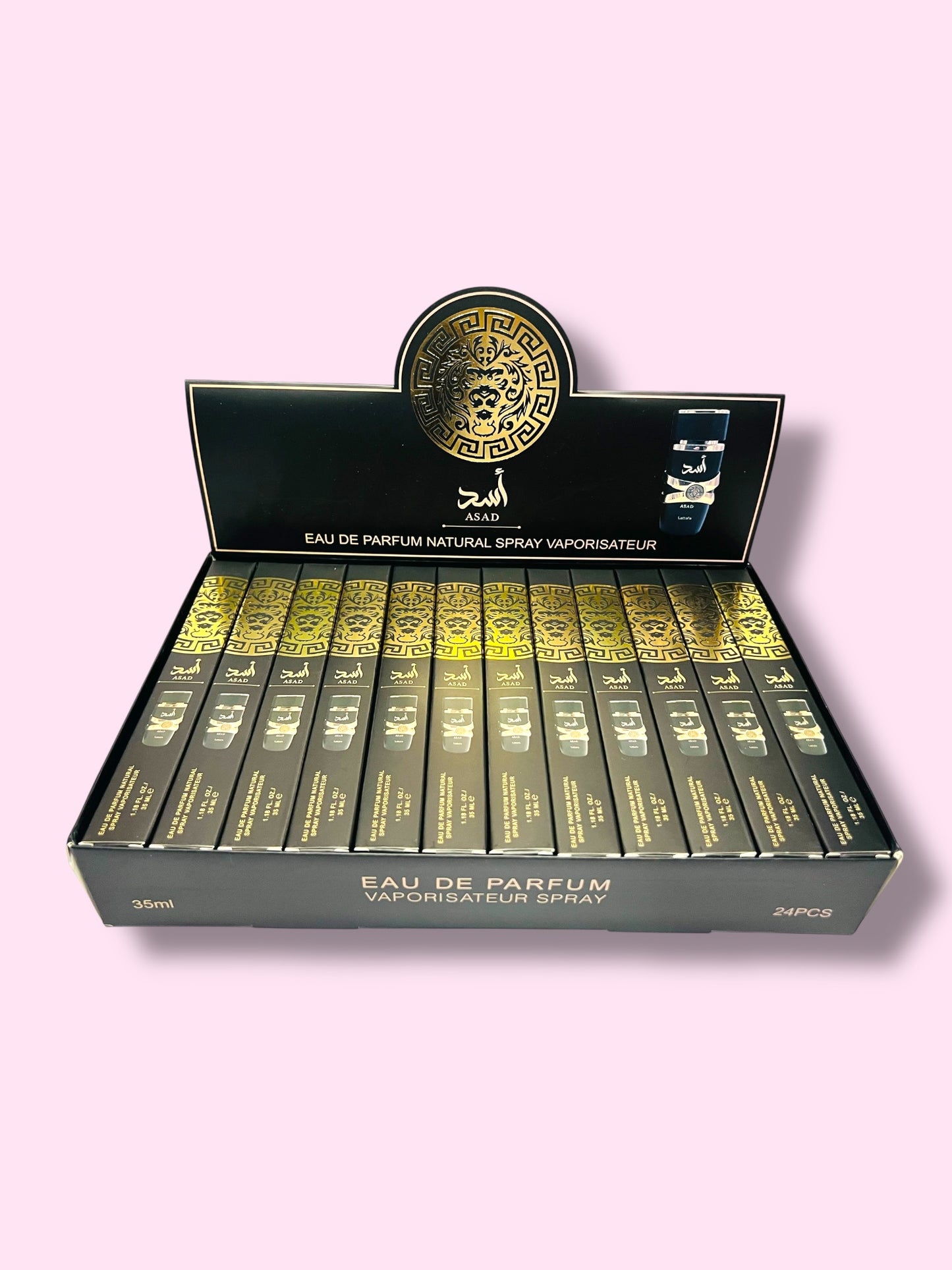 Perfume de viaje Asad negro