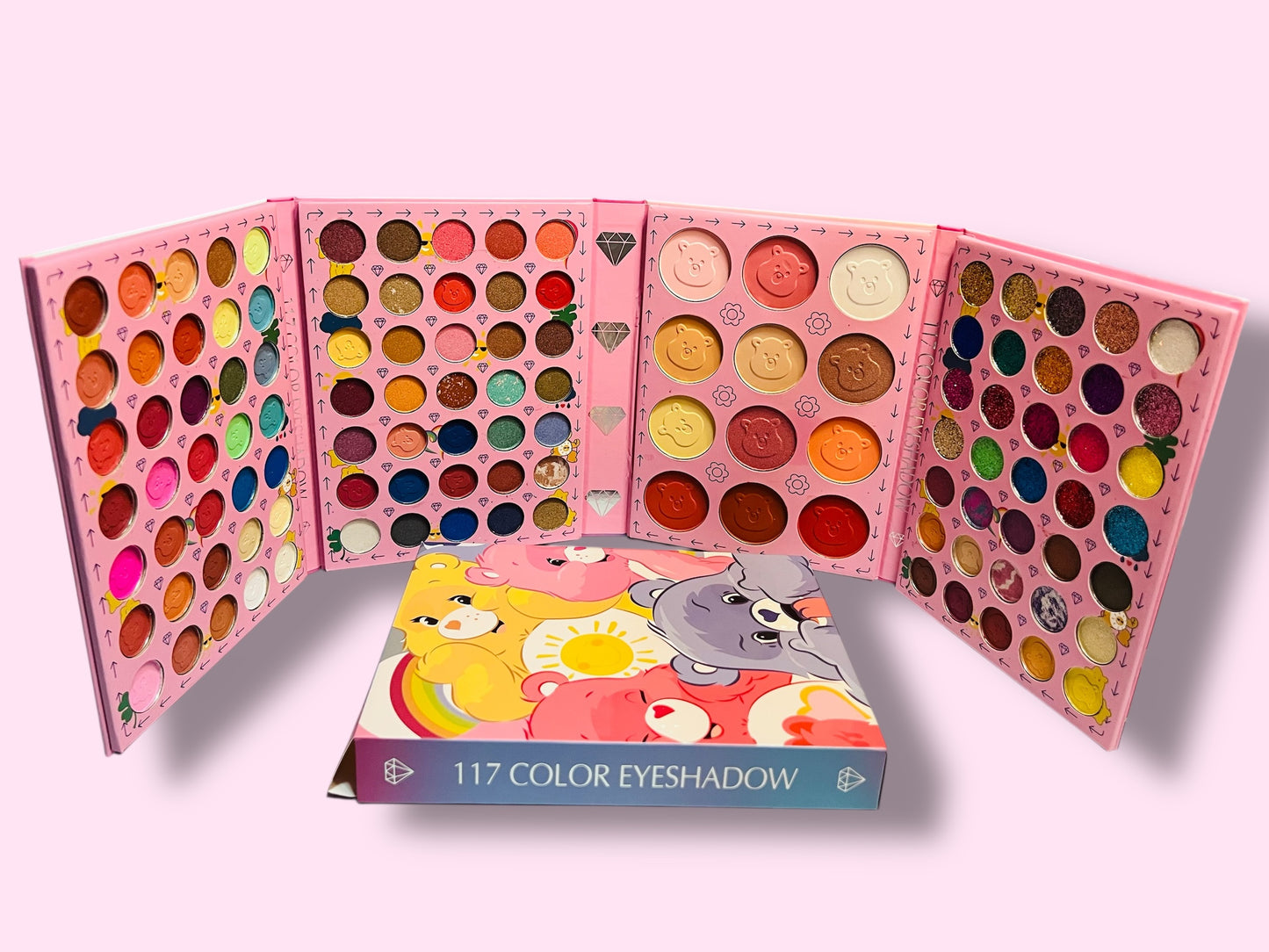 Paleta de sombras 117 tonos