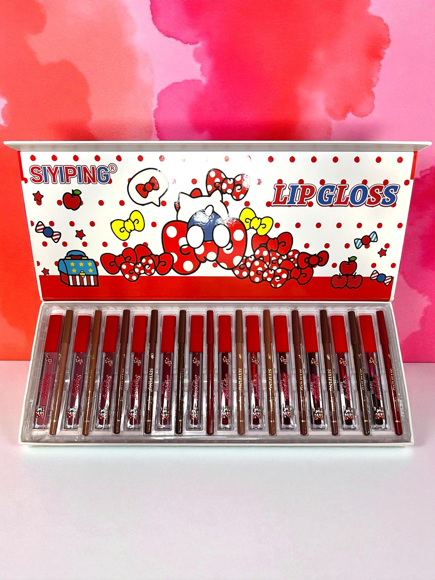 Set lip gloss Hk 24pcs