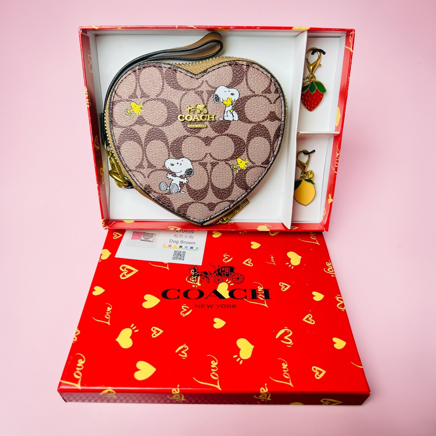 Monedero Corazón con Estuche de Regalo