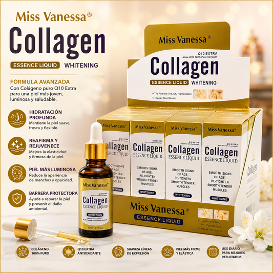 Sérum Facial de Colágeno con Q10 Miss Vanessa – 30 ml