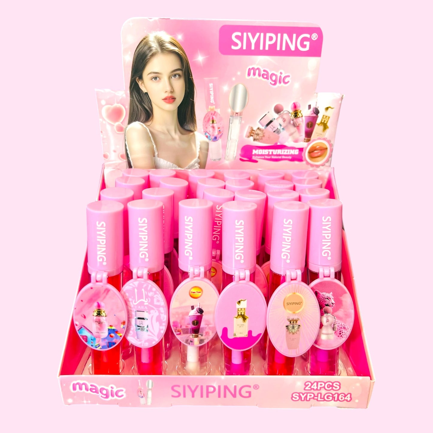 Lip Gloss Hidratante Magic – Brillo Natural con espejo