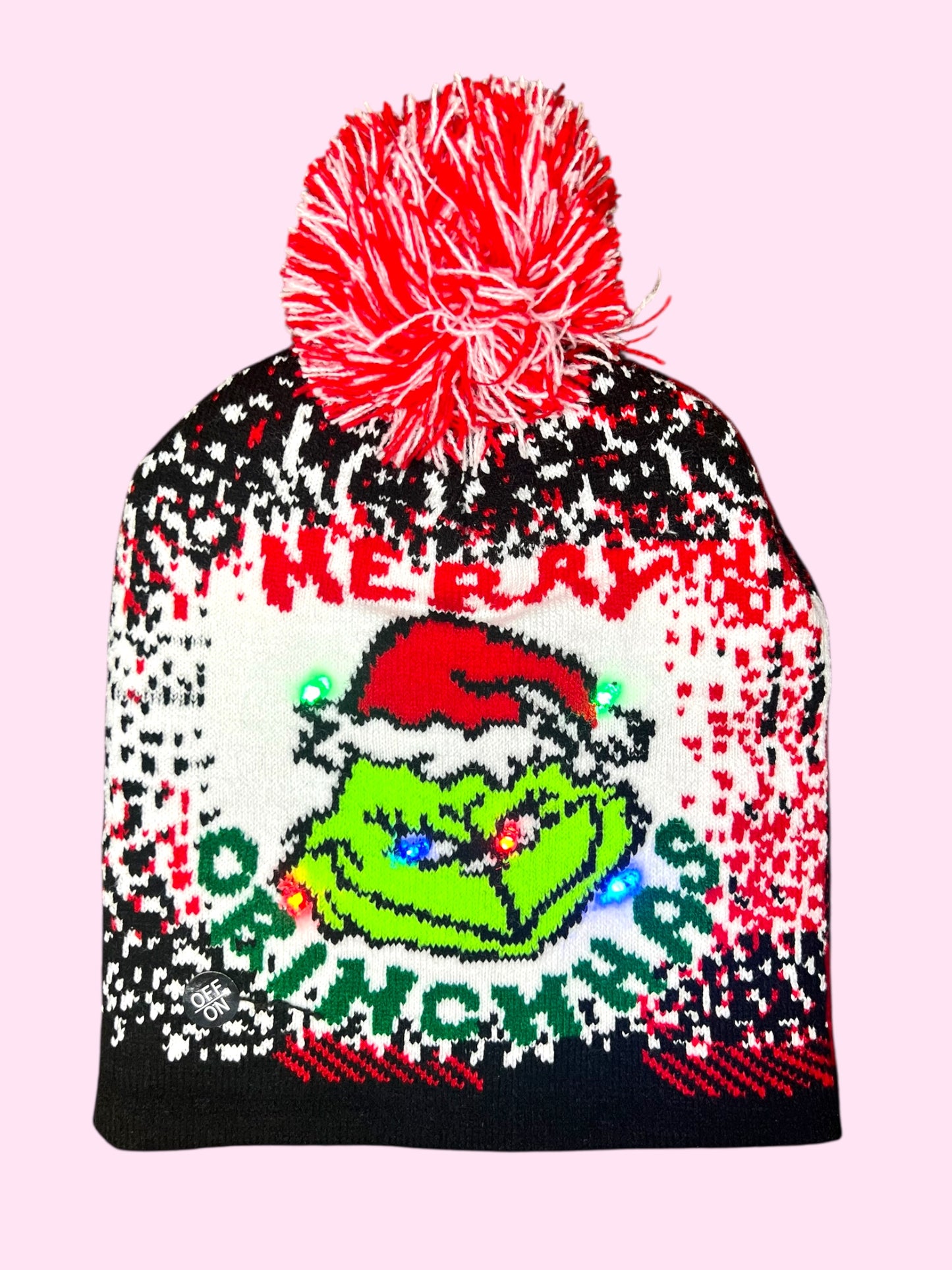 Gorros navideños con luz