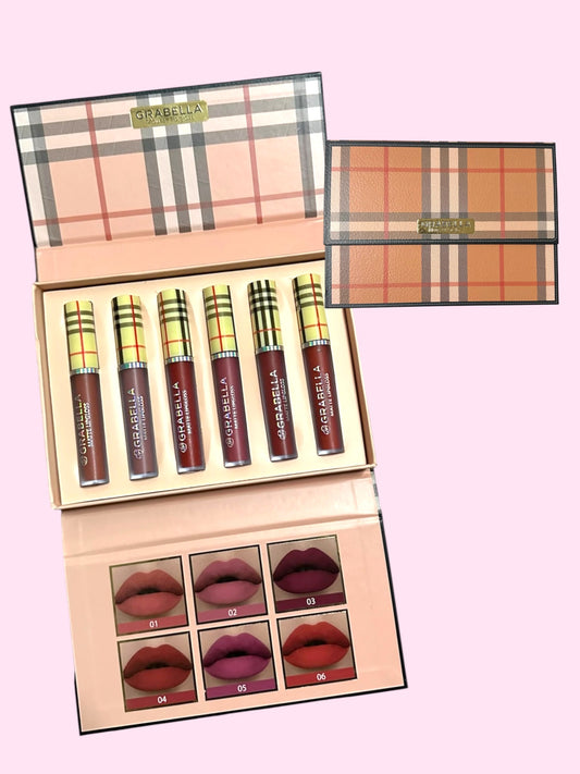 Set Lip Gloss Matte Grabella