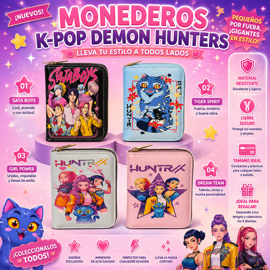 Monederos set 4pcs
