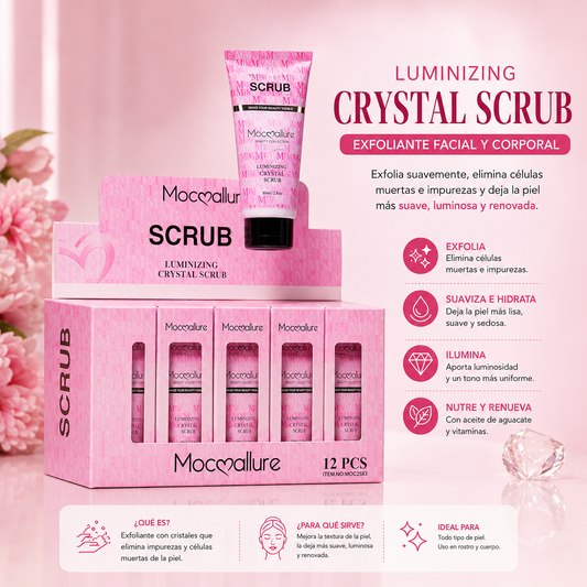 Exfoliante Facial y Corporal Moccallure – Luminizing Crystal Scrub 80 ml