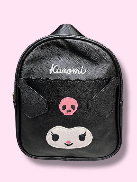Mochila pequeña semi cuero kuro