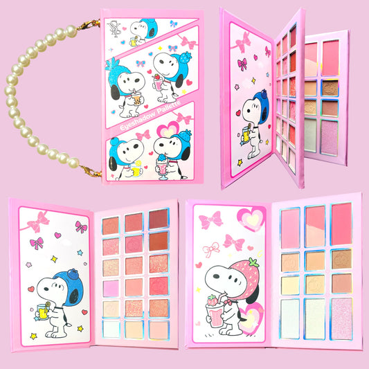 Paleta de Maquillaje Completa Multifuncional con Sombras y Iluminadores