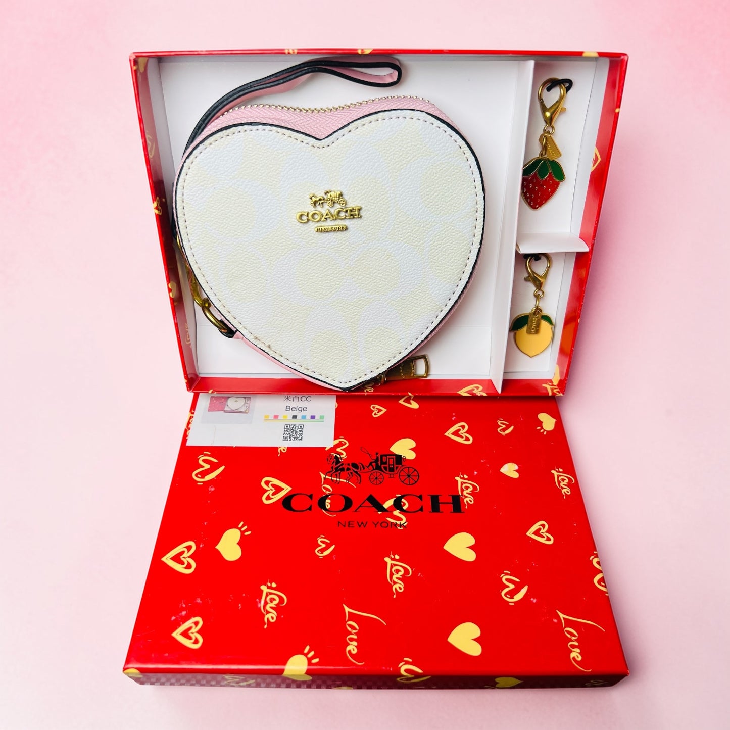 Monedero Corazón con Estuche de Regalo