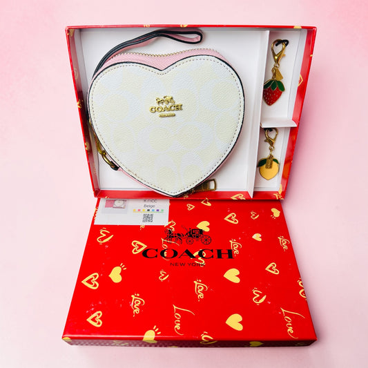 Monedero Corazón con Estuche de Regalo