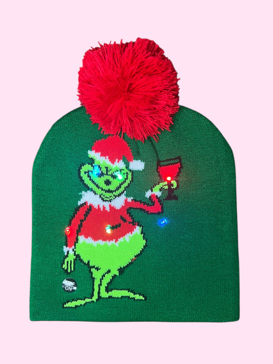 Gorros navideños con luz