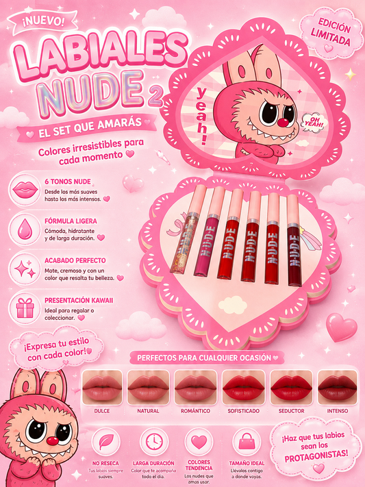 Set lips gloss la bubu