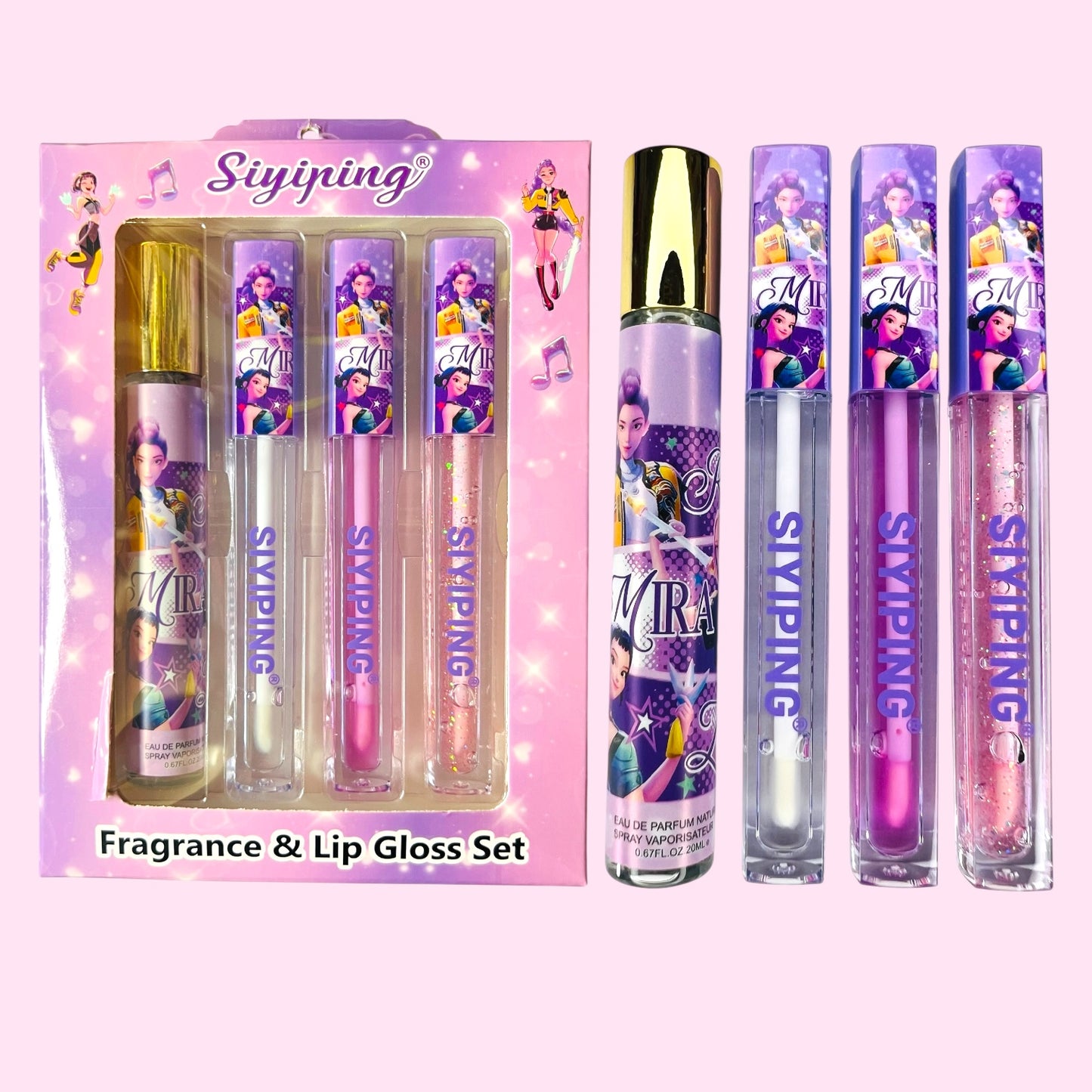 Set de Perfumes + Lip Gloss