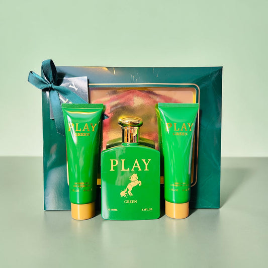 Set de Perfume 3pcs hombre Play Green