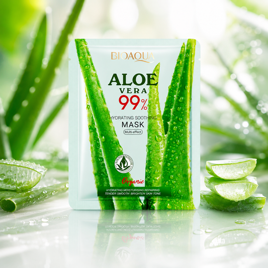 Mascarilla Facial Hidratante de Aloe Vera 99%