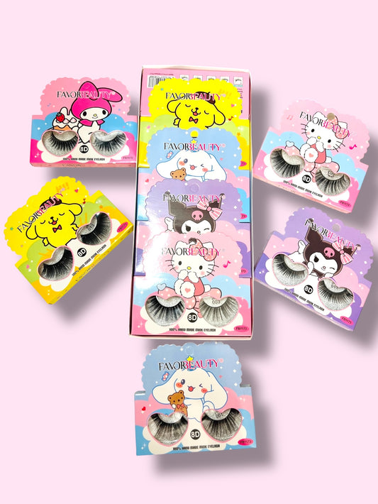 Pestañas 10pcs