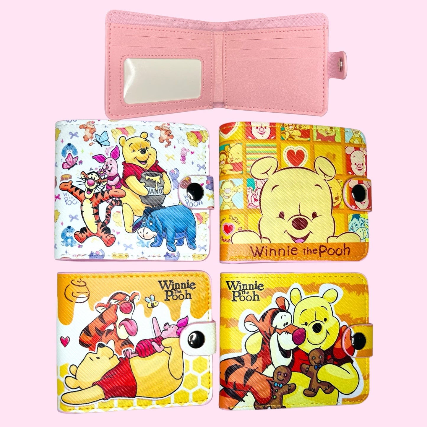 Billeteras Infantil 4pcs Diseños Animados Mix.