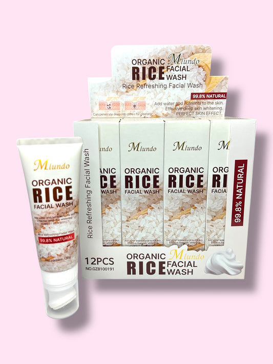 Jabón de arroz con cepillo