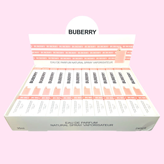 Perfumes de viaje Buberry