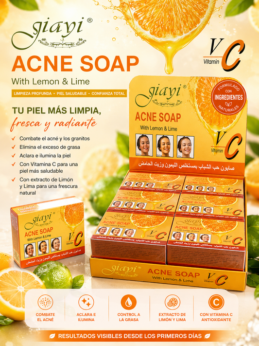Jabón Facial de Limón, Lima y Vitamina C