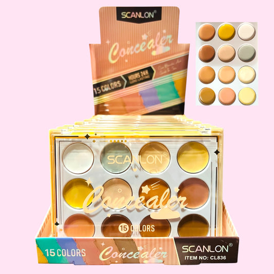 Paleta de correctores 15 colores