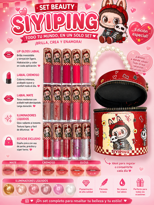 Set lip gloss la bubu