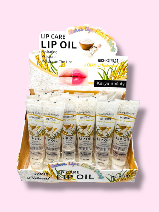 Lip oil de arroz