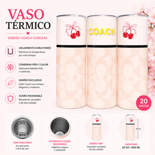Vaso Térmico Cerezas 20 OZ