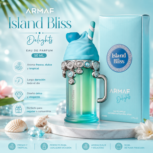 Perfume Árabe Island Bliss Delights 50 ML