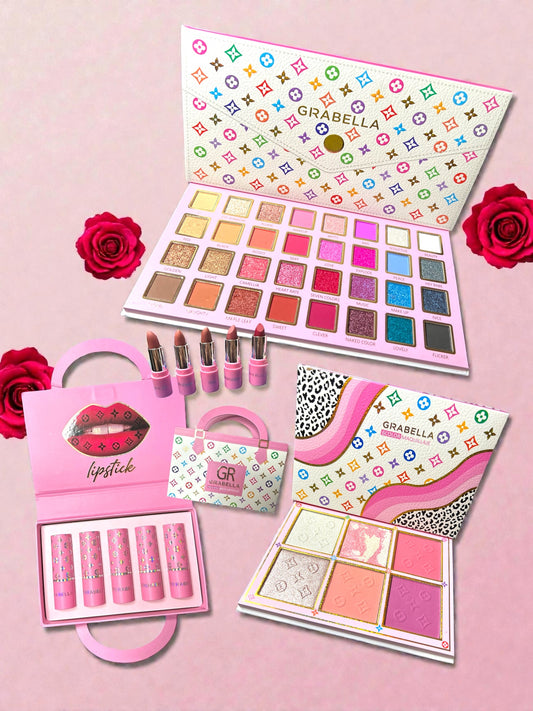 Set de Maquillaje GRABELLA Glam Collection – Edición Completa