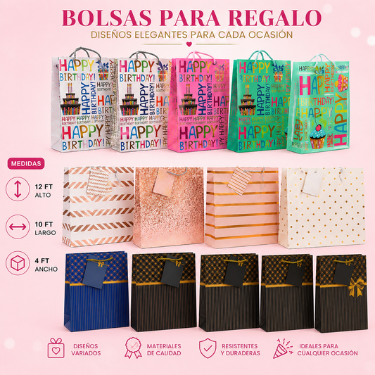 Bolsas de regalo 12pcs