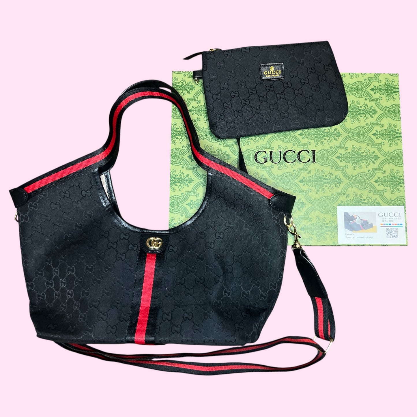 Cartera Premium con Monedero, Diseño Elegante con Correa Ajustable