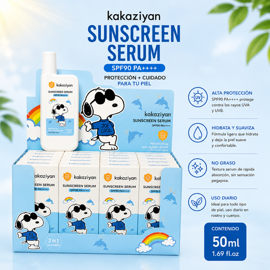 Protector Solar en Sérum Kakaziyan SPF 90 PA++++ – Sunscreen Serum