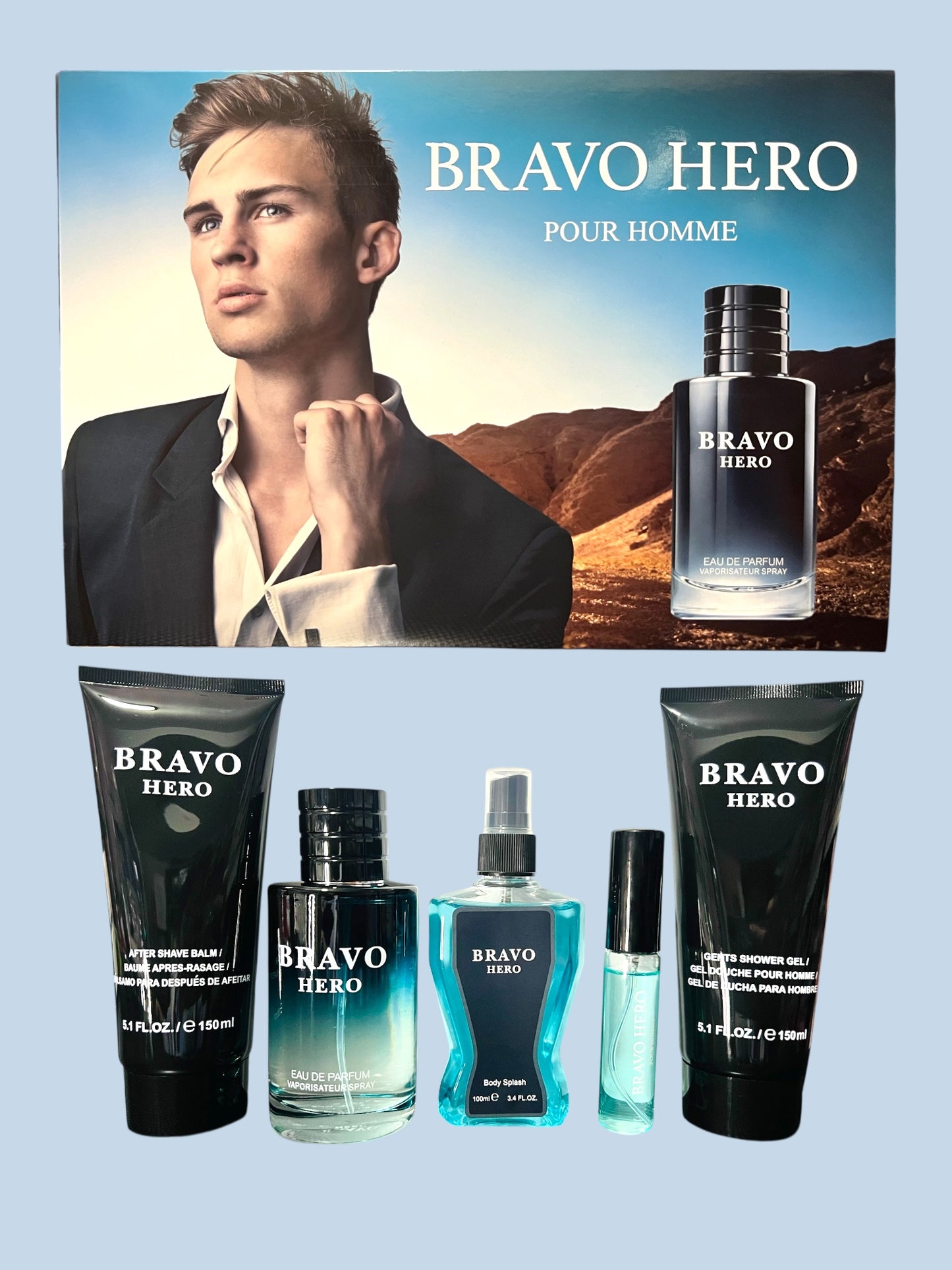 Set Perfume Bravo Hero