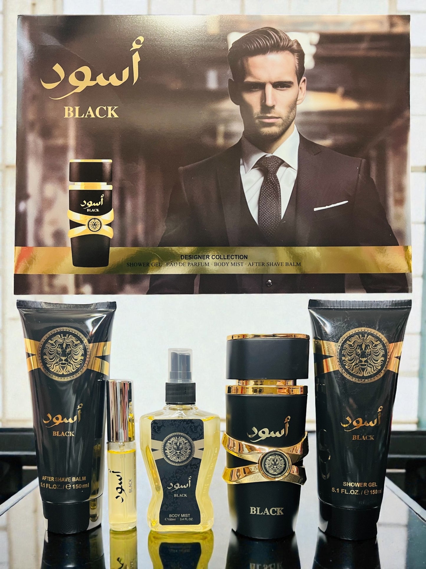 Set perfume árabe hombre